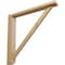 Ekena Millwork 2 1/2"W x 17 3/4"D x 17 1/4"H Traditional Shelf Bracket, Cherry BKT02X17X17TRCH - alternate 1